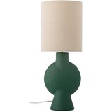Bloomingville Temno zelena namizna svetilka s tekstilnim senčilom v naravni barvi (višina 55 cm) Sergio – | Shoptok.si