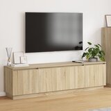 vidaXL TV ormarić s LED osvjetljenjem Sonoma hrast 180x38x49 cm Konstruirano drvo | shoptok.hr