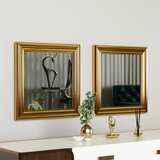 Hanah home set 2 ogledala bale, zlatno Cene