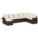  The Living Store Vrtna sedežna garnitura 8-delna z blazinami rjav poli ratan - Vrtna Sedežna Garniture, (21451587) | Shoptok.si