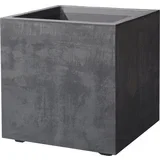 Cvetlični lonec "Quadro Millennium" 39 cm z rezervoarjem za vodo - antracit