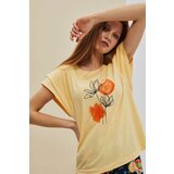 Moodo WOMEN'S T-SHIRT L-TS-4077 VANILLA | shoptok.hr