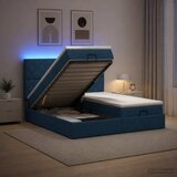  Krevet od pjene s madracem i LED-om Plava 180 x 200 cm Tkanina | shoptok.hr