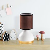 Opviq Stona lampa 8004, 17x17x33 cm, IP20, Braon-bela | ePonuda.com