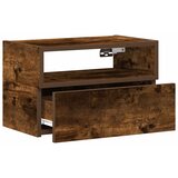  Zidni noćni ormarić dimljeni hrast 45x26x28,5 cm | shoptok.hr