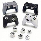  Mačje tačke 6 silikonskih kapic belo-črne barve za PS5 & PS4 & XBOX & Switch Pro | Shoptok.si