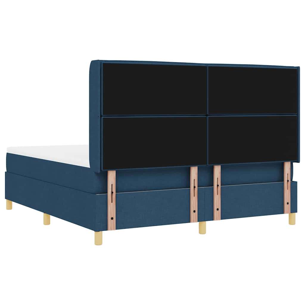 Box spring krevet s madracem Plava 140 x 200 cm tkanina | shoptok.hr