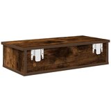 vidaXL Zidna polica s ladicama dimljeni hrast 60x28x15 cm | shoptok.hr