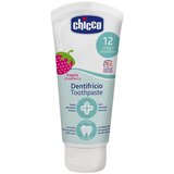 Chicco Toothpaste 1-5 years zobna pasta za otroke Strawberry 50 ml Cene
