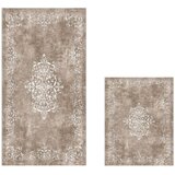 Foutastic Smeđe kupaonske prostirke u setu 2 kom 60x100 cm – u