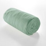 Douceur d intérieur Svetlo zelena napenjalna rjuha iz muslina 160x200 cm Angelia – | Shoptok.si