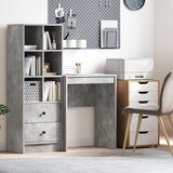vidaXL Pisaći stol Beton siva Iverica 60 x 40 x 76 cm Pisaći stol Cijene