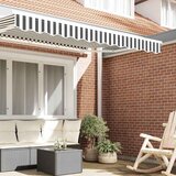  Zamjena za rub tende Antracit i bijelo 2,5 m Poliester | shoptok.hr