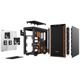 Be Quiet! Pure base 600 (bgw20) midiatx okno črno/oranžno ohišje | Shoptok.si