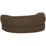  Ergonomski madrac za pse 60 x 42 cm izgled platna smeđi | shoptok.hr