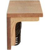  Vješalica za kapute 90 x 16 x 16 cm od masivne hrastovine | shoptok.hr