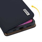 Dux ducis Wish Bookcase futrola od prave kože za iPhone 12 Pro Max plava | shoptok.hr