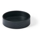LIND DNA Črna dekorativna lesena škatla za shranjevanje ø 11x3 cm Circle S – | Shoptok.si