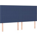  s oprugama i madracem plavi 180x200 cm od tkanine | shoptok.hr