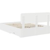 Krevetna konstrukcija Bijelo 140 x 190 cm Konstruirano drvo | shoptok.hr