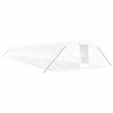  Staklenik s čeličnim okvirom bijeli 110 m² 22 x 5 x 2,3 m | shoptok.hr