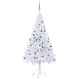 vidaXL umjetno božićno drvce LED s kuglicama 150 cm 380 grana Cijene