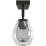 vidaXL Crna, Prozirna Metal, Staklo Srednje Moderno Tavan reflektor | shoptok.hr