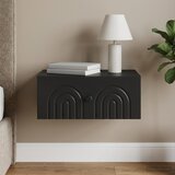  Noćni ormarić za montažu na zid Zidne Crna 49 x 34,5 x 20 cm | Eponuda.com