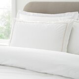 Bianca Bela/bež enojna posteljnina iz bombažnega perkala 135x200 cm Contrast Trim – | Shoptok.si