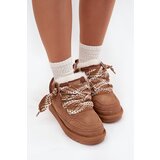 VINCEZA Suede Women's Snow Boots With Fur and Thick Lacing Cijene