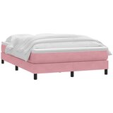 Box Spring krevet s madracem ružičasti 160x220 cm baršun | shoptok.hr
