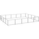  Kavez za pse srebrni 20 m² čelični | shoptok.hr