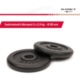 Worqout Weights 2.5Kg Iron Weight Plates x 2 pc - unisex | shoptok.hr