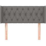  Vzglavje z ušesi temno sivo 103x16x78/88 cm blago, (20739055) | Shoptok.si