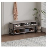 Hanah home cipelarnik inola shoe bench Lıght mocha | ePonuda.com