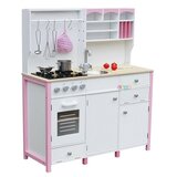  Dječja drvena kuhinja za igru - bijelo/roza | shoptok.hr