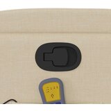 vidaXL Masažni naslonjač na podizanje od tkanine krem | shoptok.hr