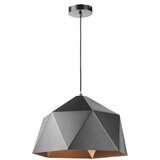ONLI luster na sajli yong 1xE27/22W/230V crna prečnik 46 cm Cene