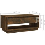  Stolić za kavu boja dimljenog hrasta 102 5 x 55 x 44 cm iverica | shoptok.hr