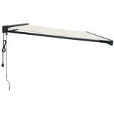 Tenda na uvlačenje krem 5 x 3 m od tkanine i aluminija Slike