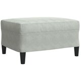 vidaXL 3-dijelni set sofa s jastucima svjetlosivi baršunasti | shoptok.hr