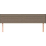  Uzglavlja 2 kom smeđesivi 80x5x78/88 cm od tkanine | shoptok.hr