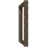 vidaXL Noge za blagovaonski stol U-oblik 2 kom Prirodni čelik 100 x (72-73) cm Čelik - Prirodna 100 x (72-73) cm 1 | shoptok.hr