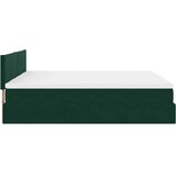  Okvir kreveta s madracima tamnozeleni 200x200cm baršunasti | shoptok.hr