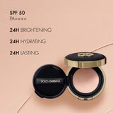 Dolce & Gabbana Rose Glow Cushion Refill posvetlitveni in vlažilni tekoči puder nadomestno polnilo odtenek 1C 15 g | Shoptok.si