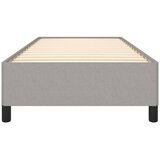  Okvir kreveta bez madraca svjetlosivi 100x200 cm od tkanine | shoptok.hr