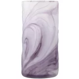 Bloomingville Vijolična steklena ročno izdelana vaza (višina 24,5 cm) Moore –