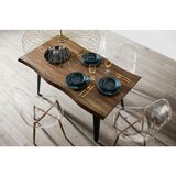 Bessagi Home Raztegljiva Jedilna Miza Jan, Barva Oreha, 140-180x80 | Shoptok.si