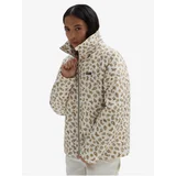 Vans Women's Brown-Cream Patterned Quilted Jacket Foundry Print Pu - Women