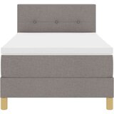  vzmetnica s škatlo z vzmetnico Taupe 100x200 cm Tkanina, (22082851) | Shoptok.si